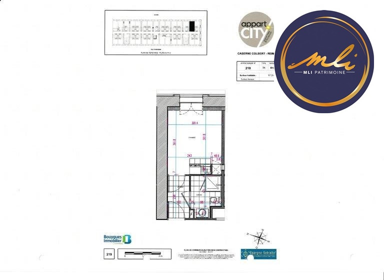 Investissement en appart hôtel chez APPART CITY au centre de Reims / LMNP