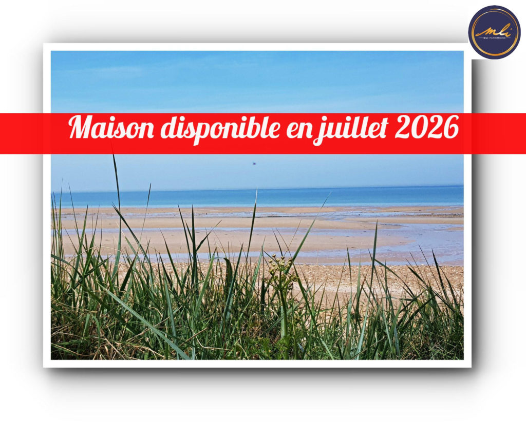 50 mètres de la mer- Maison rénovée 4/5  chambres + jardin et dépendances – 2h30 de Paris