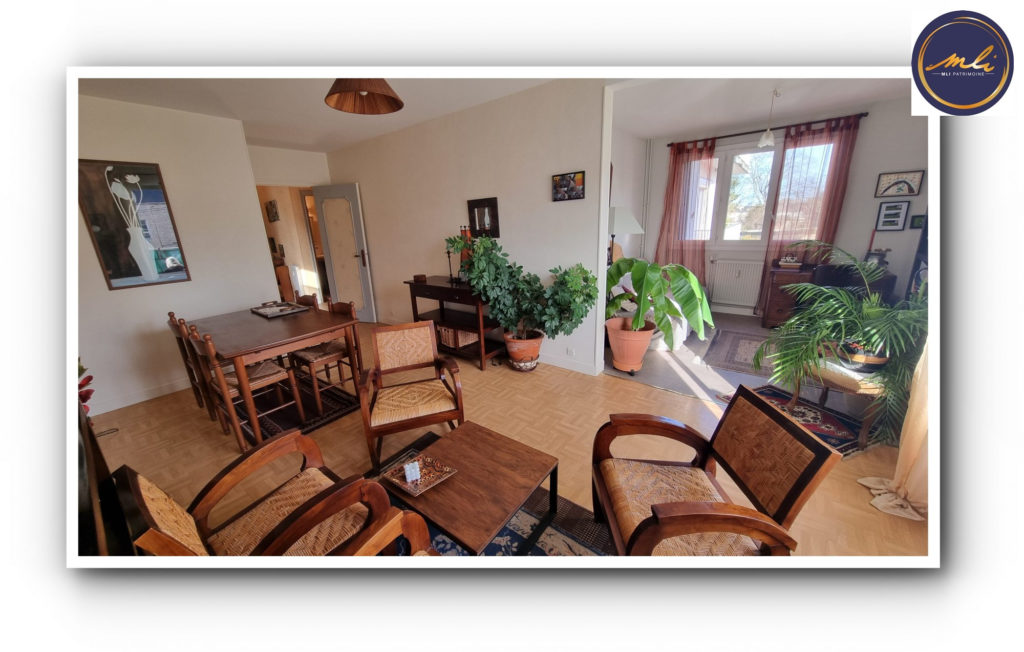 POUR INVESTISSEURS- Appartement T3 (2 chambres) avec stationnement- Caen Vaucelles- Vendu loué.