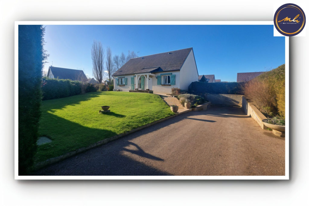 500 m de la mer-Maison plain-pied 3 chambres + jardin + sous-sol- Nord de Caen-20 km de Cabourg-2h30 de PARIS
