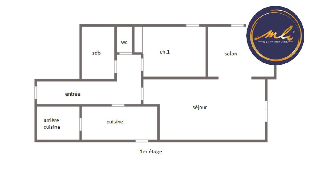 POUR INVESTISSEURS- Appartement T3 (2 chambres) avec stationnement- Caen Vaucelles- Vendu loué.