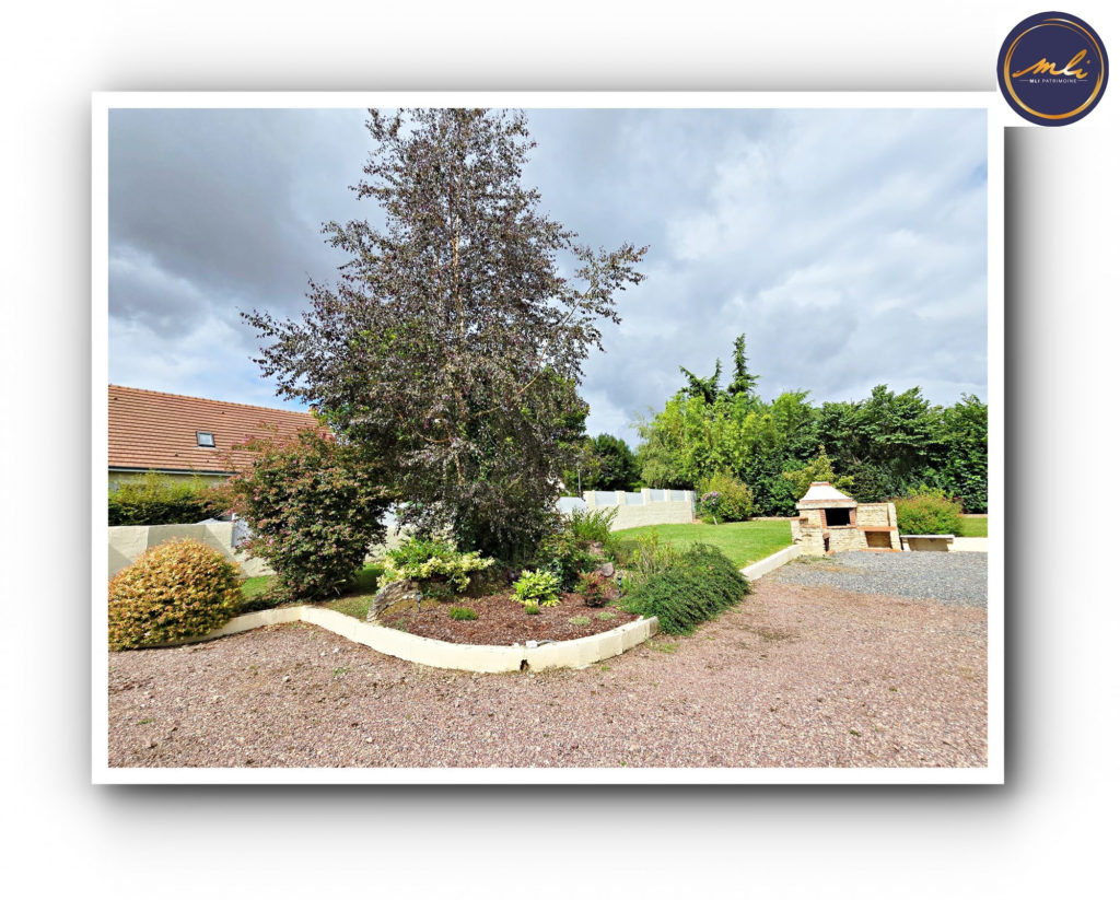 Entre Caen & la mer-Maison avec vie de plain-pied- 4 chambres et jardin
