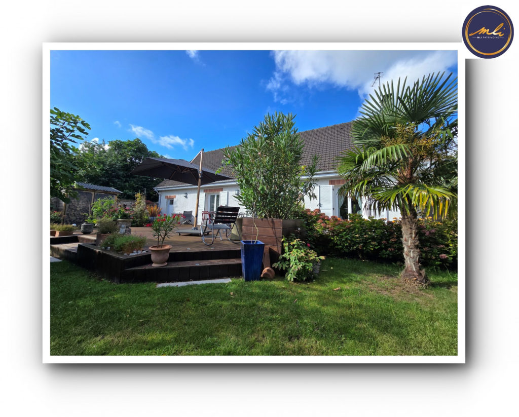 Caen Rive droite – Vaucelles-Maison 4 chambres avec vie  de plain-pied- garage et jardin