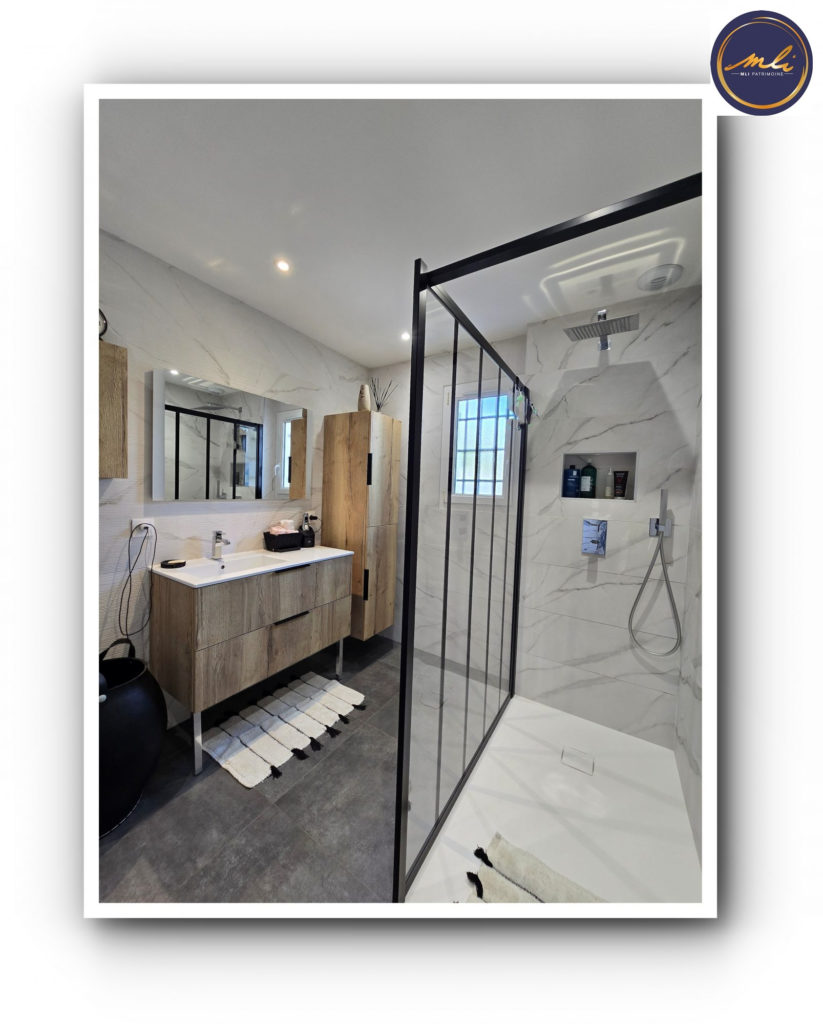 Caen Rive droite – Vaucelles-Maison 4 chambres avec vie  de plain-pied- garage et jardin