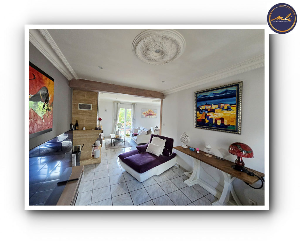 Caen Rive droite – Vaucelles-Maison 4 chambres avec vie  de plain-pied- garage et jardin