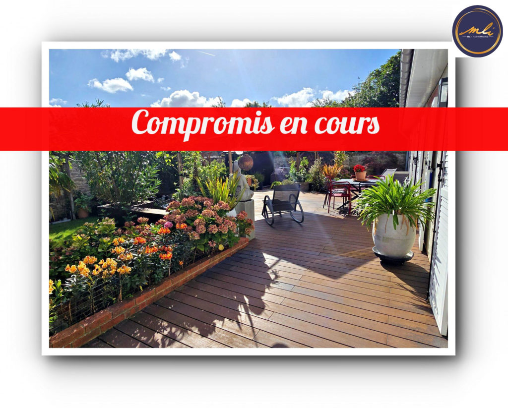 Caen Rive droite – Vaucelles-Maison 4 chambres avec vie de plain-pied- garage et jardin