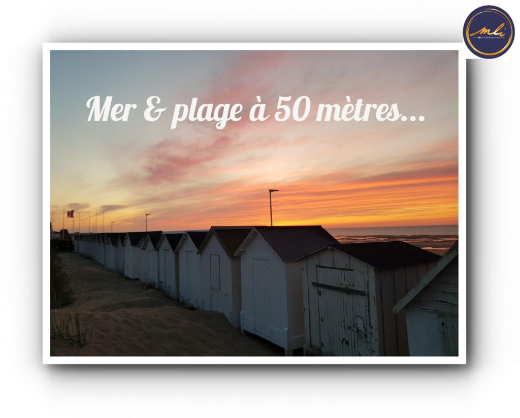 VUE MER PANORAMIQUE-A 50 mètres de la plage- Maison 3 chambres avec garage et jardin- 2H30 de Paris