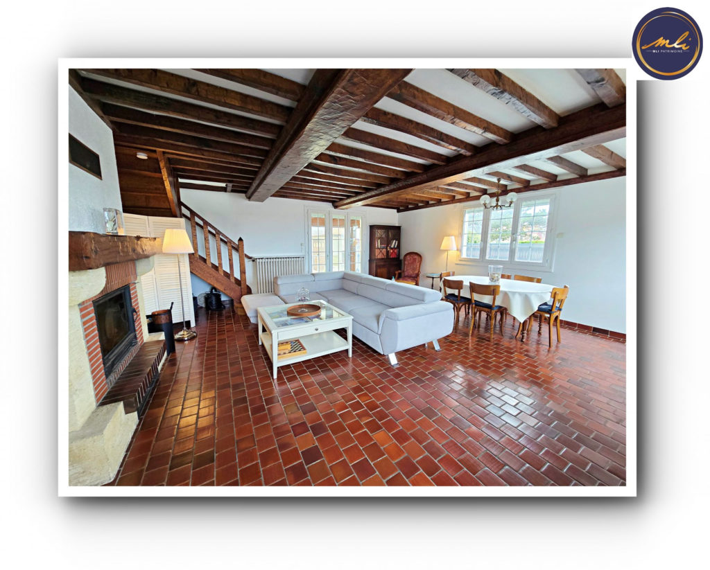 VUE MER PANORAMIQUE-A 50 mètres de la plage- Maison 3 chambres avec garage et jardin- 2H30 de Paris