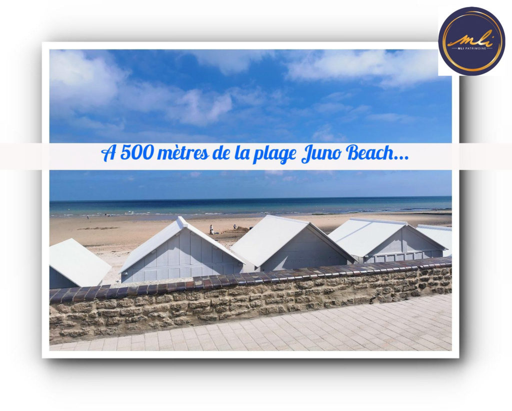 500 mètres de la MER -Maison de plain-pied- 2 chambres + sous/sol + grenier et jardin